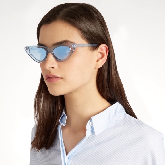 Le Specs Accessories - Le Specs x Adam Selman - The Last Lolita Blue Sunglasses BNIB